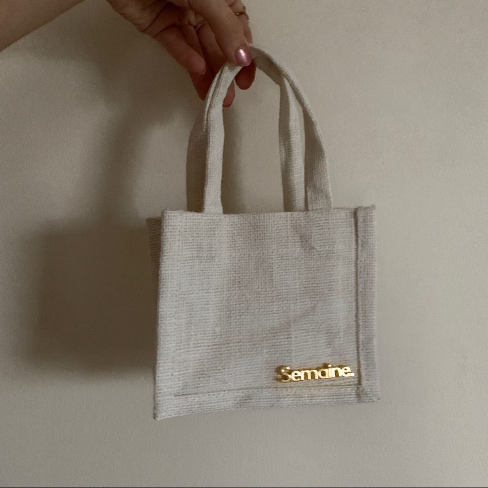 Semaine Mini Linen Bag